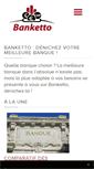 Mobile Screenshot of banketto.fr